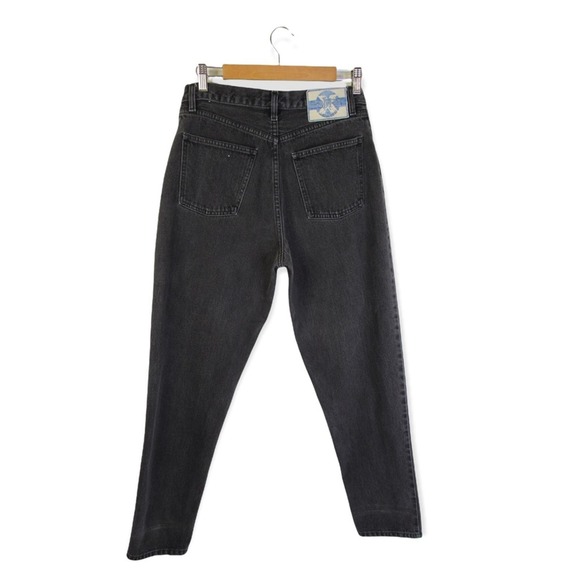 Esprit Vintage Mom Jeans Size 13/14 Size 12 Fit Washed Black High Rise Relaxed - Picture 4 of 10